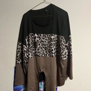 SHEIN Leopard Shirt